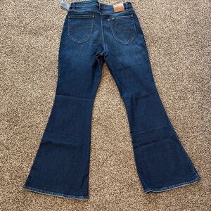 Lee Dark Blue Flare Jeans